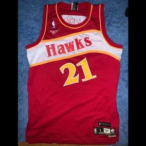 Dominique Wilkins Atlanta Hawks reebok jersey #21